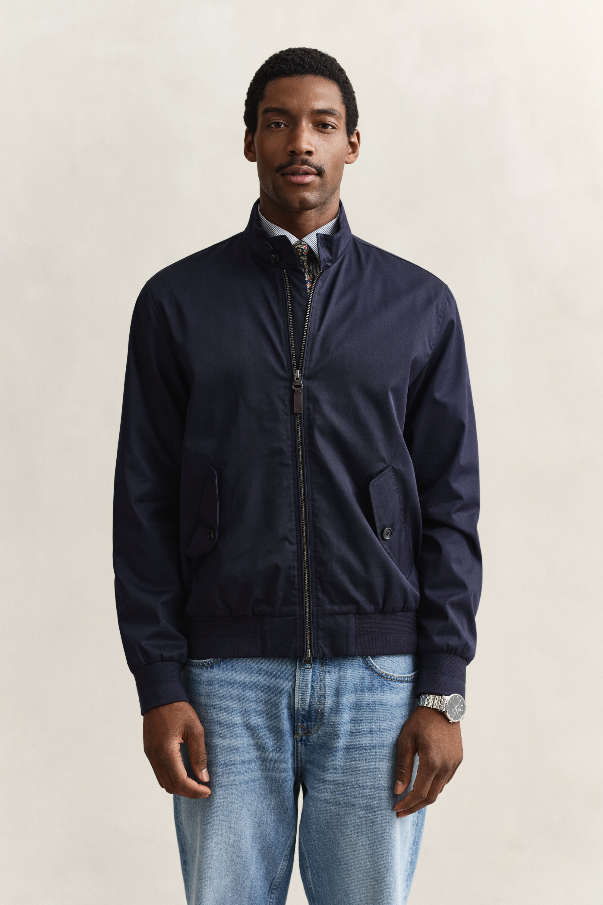 Giacca Harrington in misto cotone