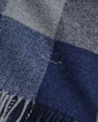 Sciarpa in lana a quadri dai colori vivaci