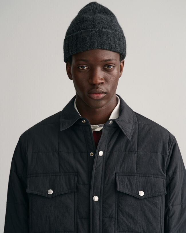 Giacca camicia trapuntata