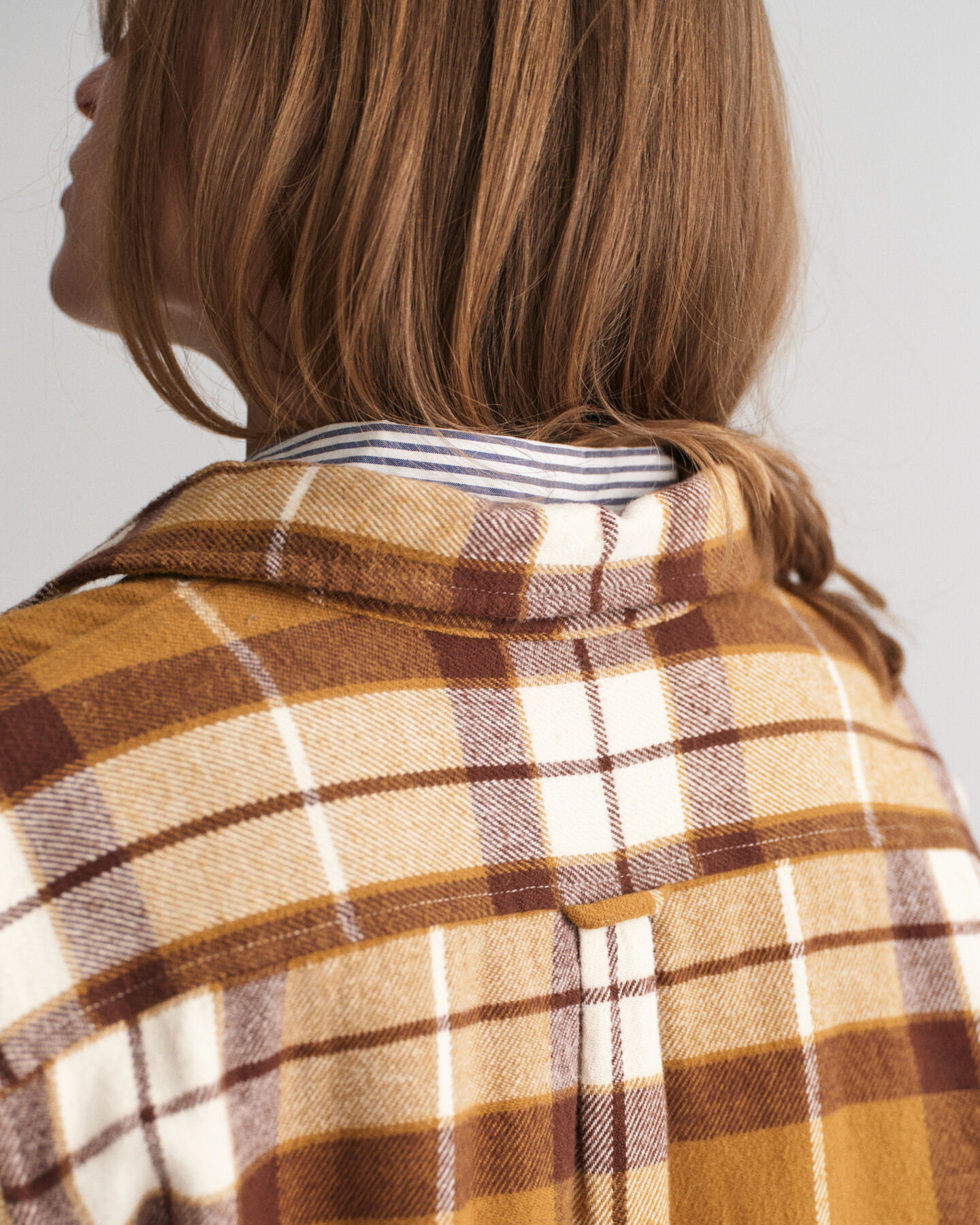 Camicia giacca in flanella a quadri