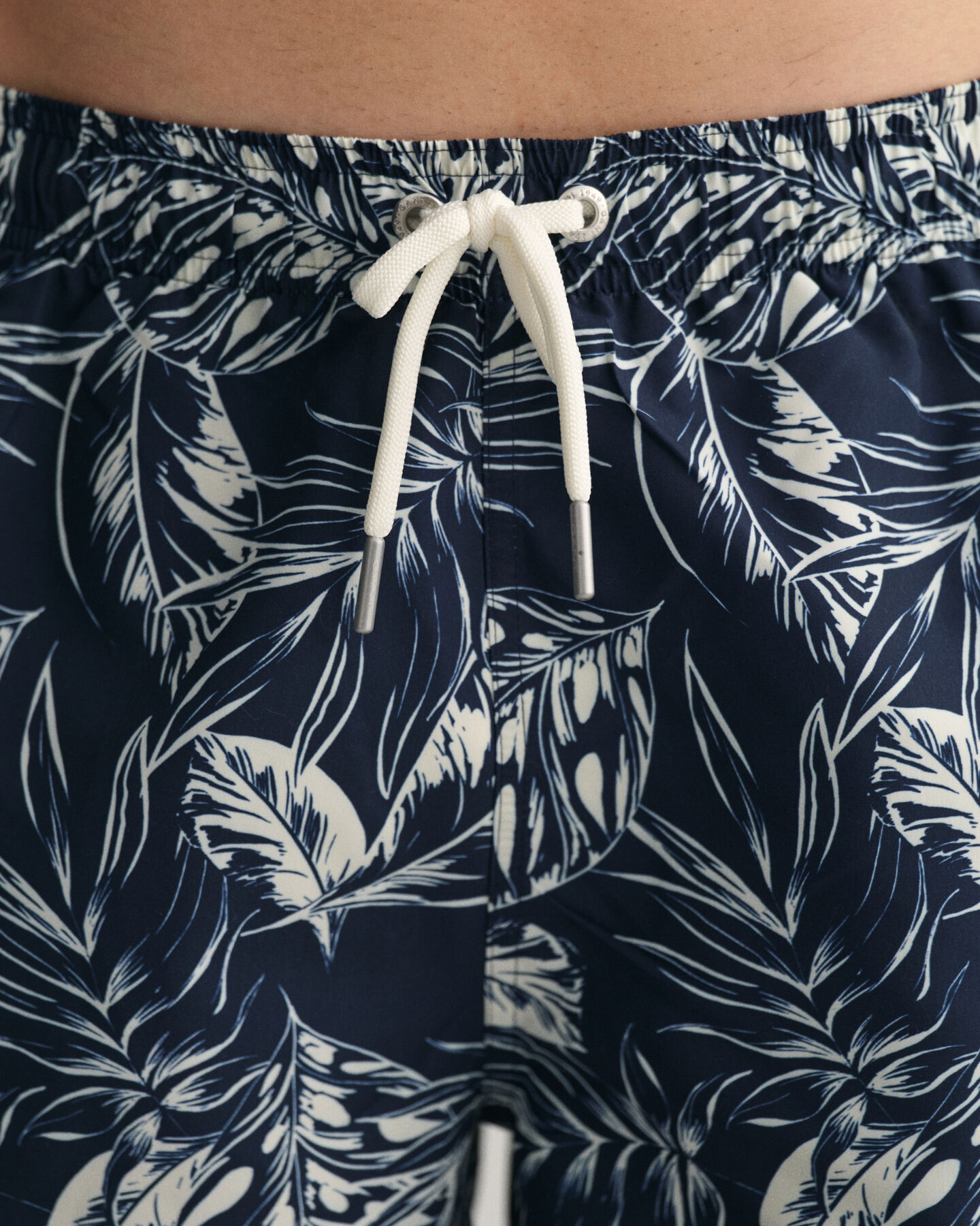 Pantaloncini da bagno con stampa Tropical Leaves Classic Fit