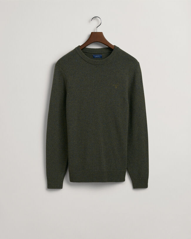 Maglia girocollo m&eacute;lange Neps