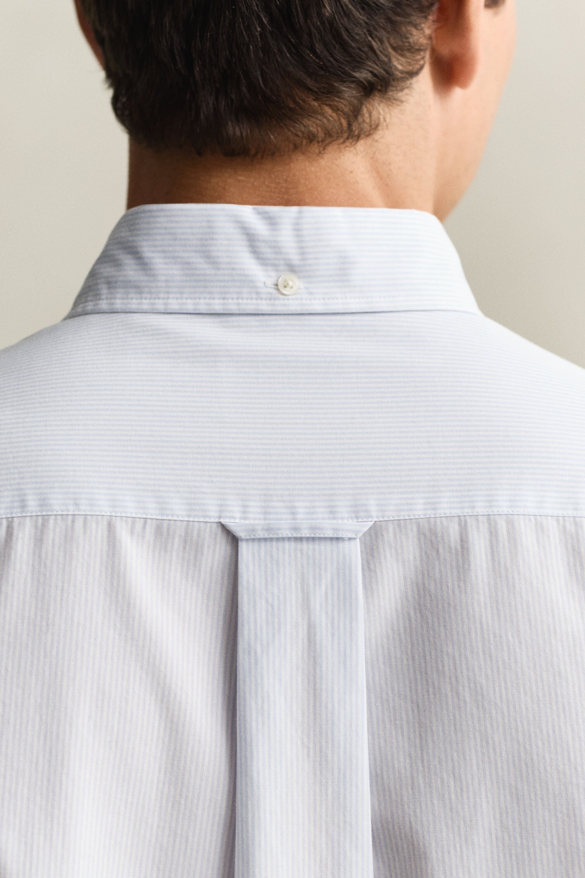 Camicia classica in popeline a righe Banker