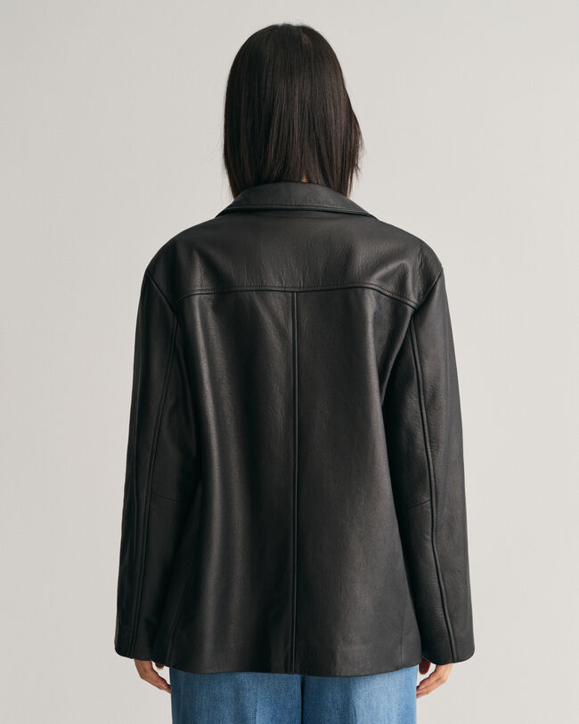 Giacca Blazer in pelle