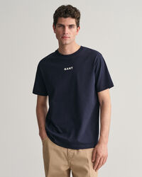 T-shirt GANT Logo piccolo a contrasto
