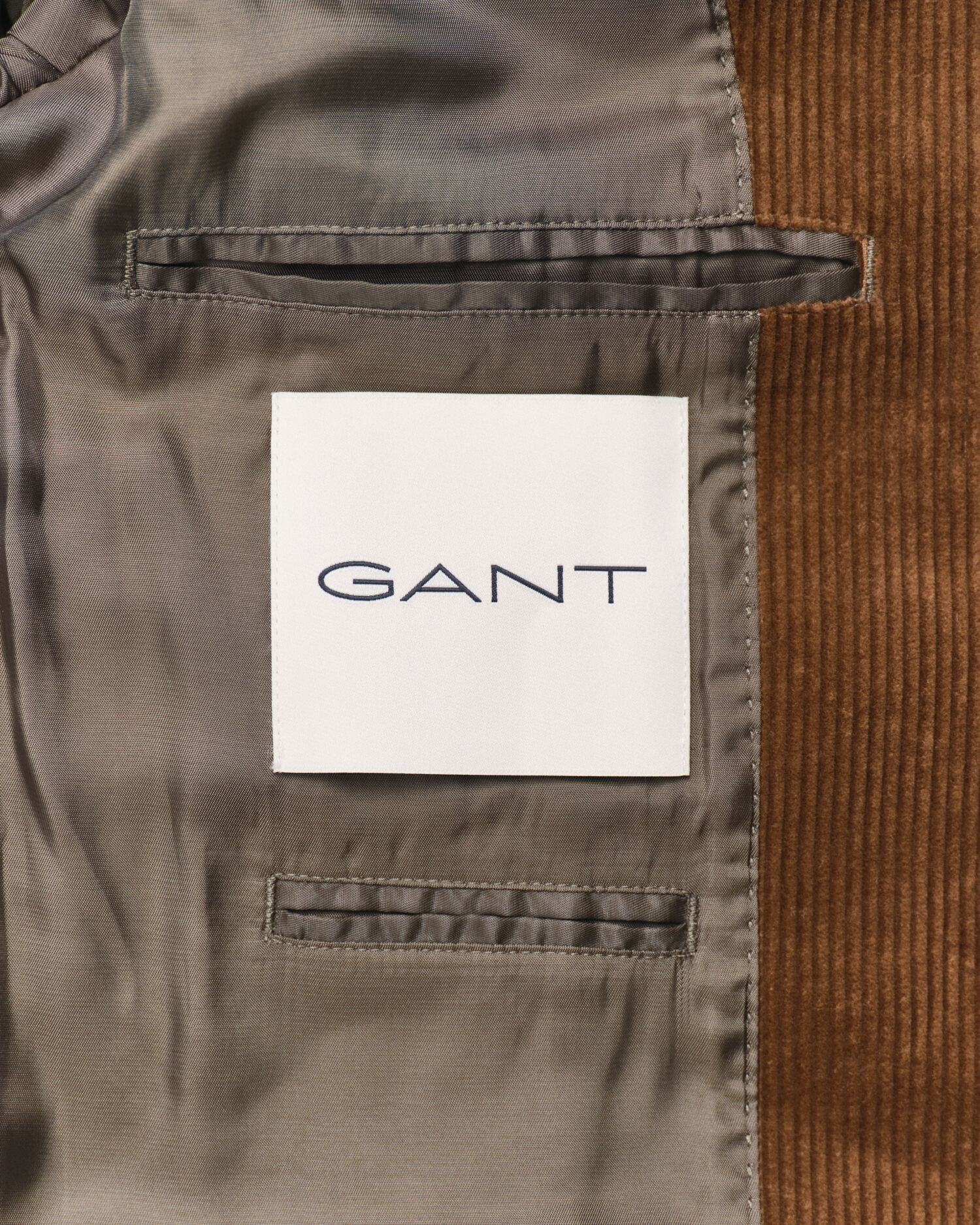 Piumino in velluto a coste