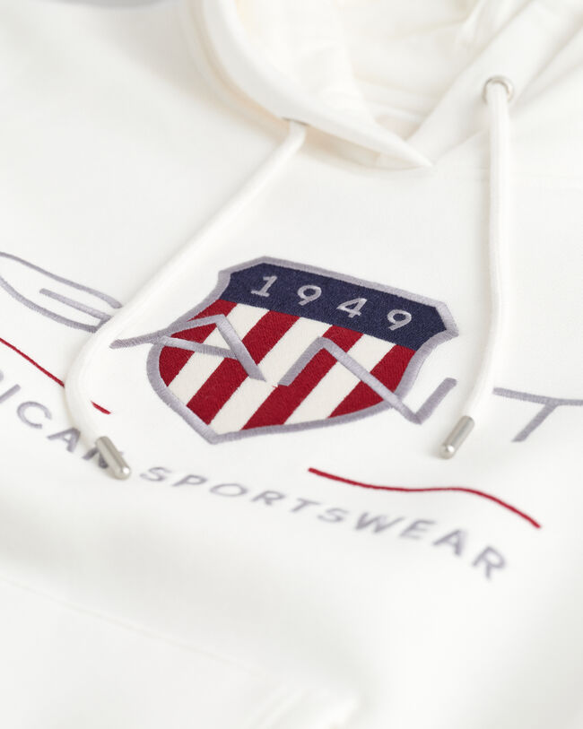 Felpa Archive Shield con cappuccio