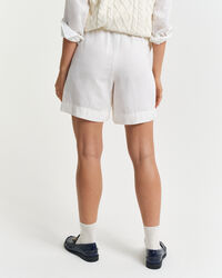 Pantaloncini Pull-on in misto lino relaxed fit