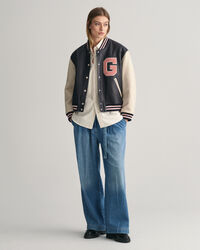 GANT Varsity Jacket in pelle