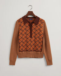 Maglia con colletto e motivo G