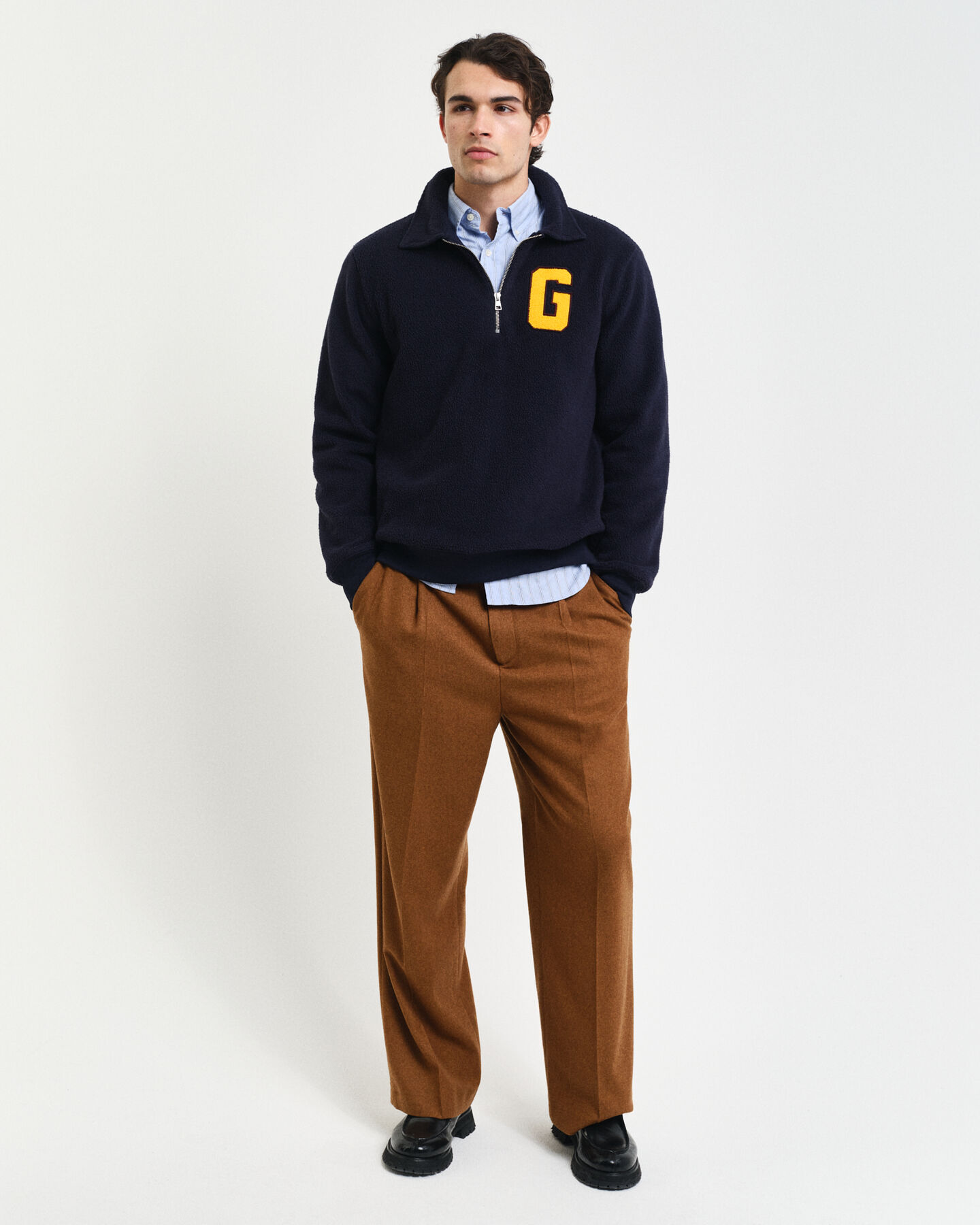 Pile con zip corta Graphic