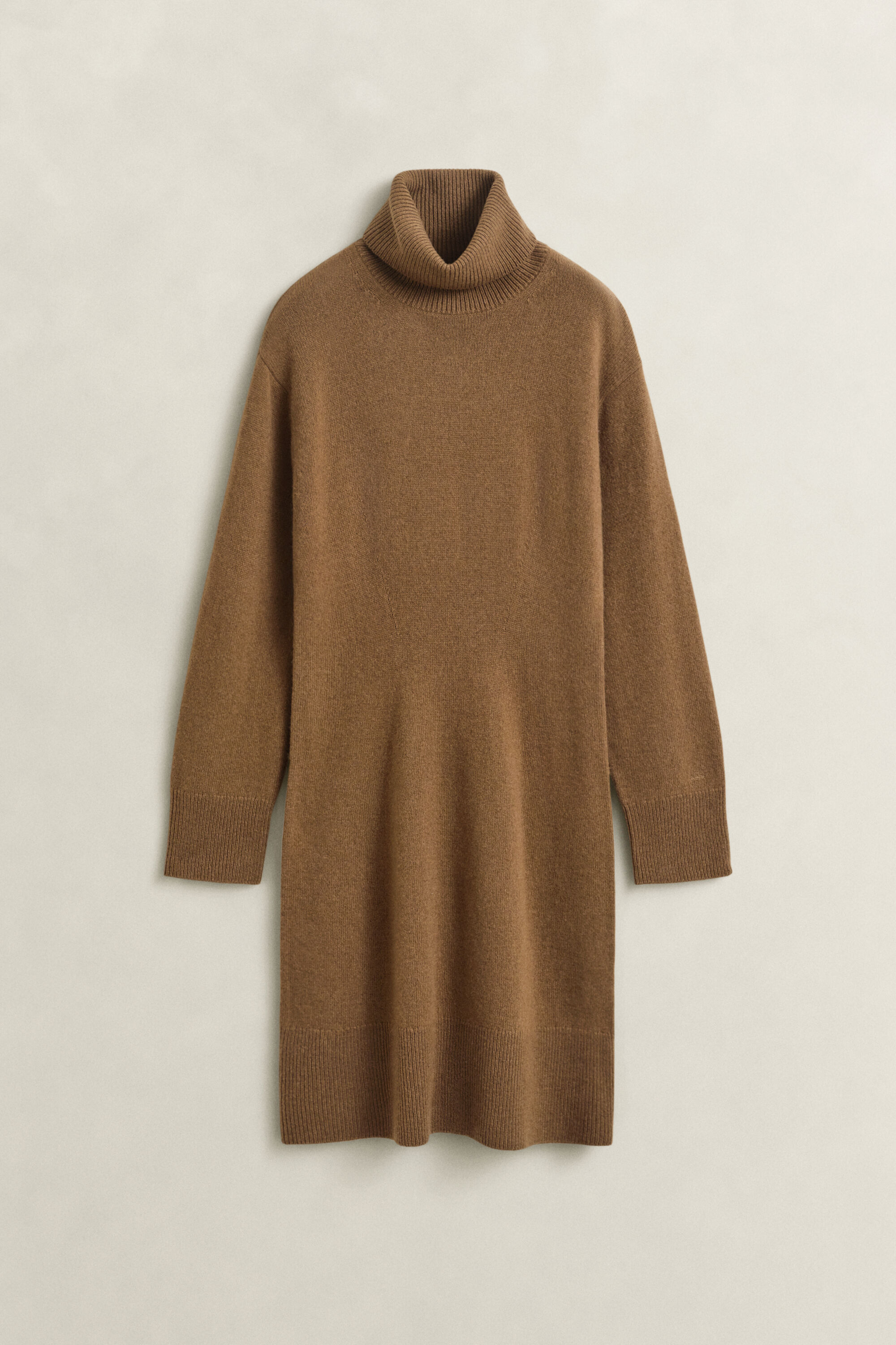 Abito a collo alto in misto lana-cashmere