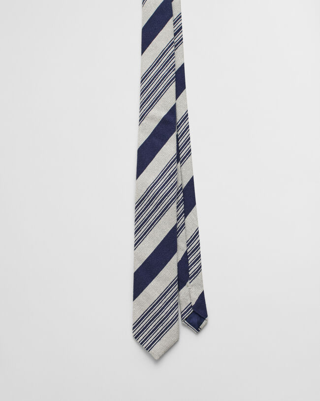 Cravatta in seta a righe