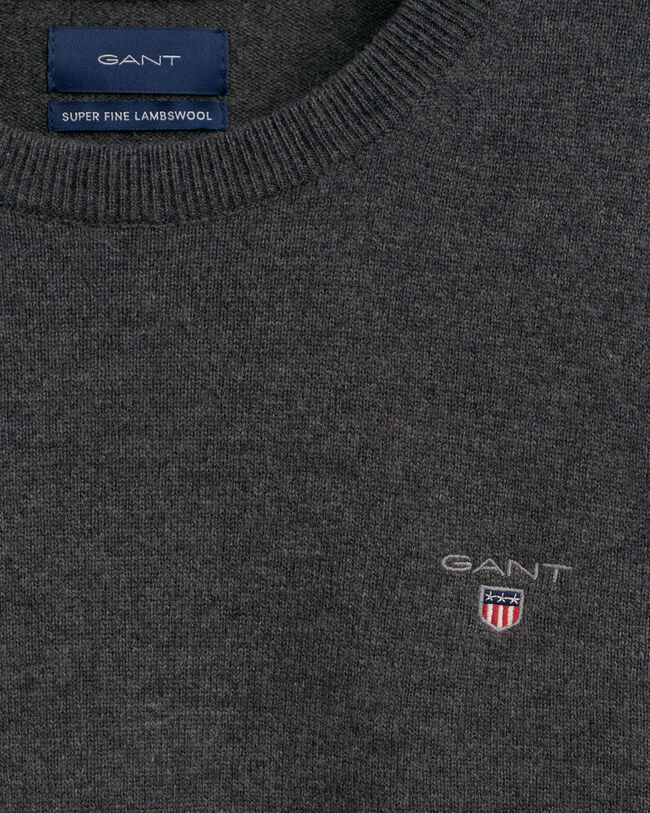 Maglia girocollo in lana d&rsquo;agnello extrafine