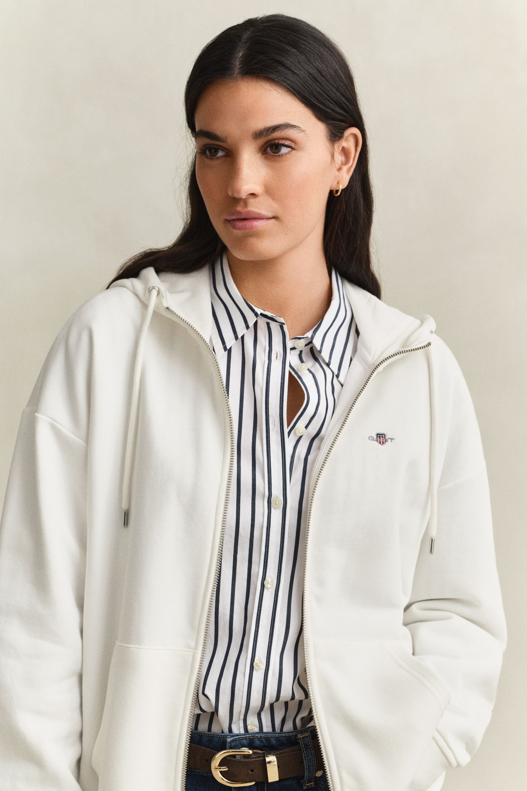 Felpa con cappuccio Shield con zip
