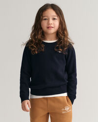 Maglia girocollo in lana d&rsquo;agnello Shield Kids
