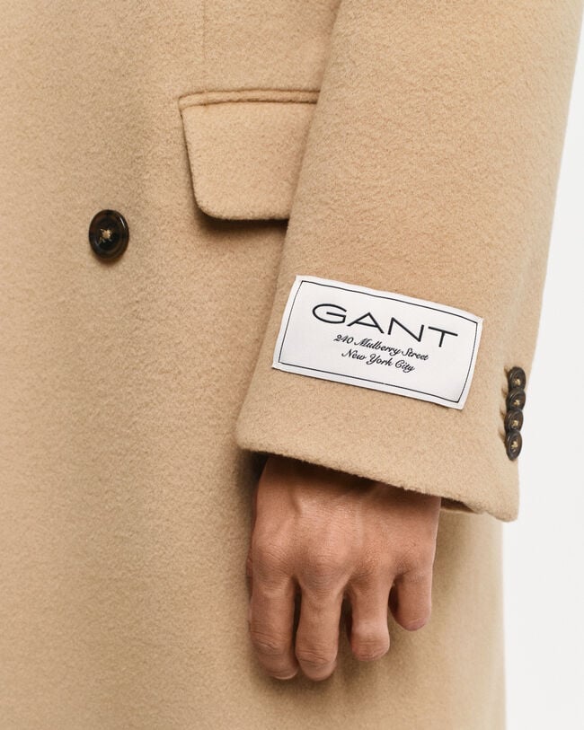 Cappotto in lana a doppio petto