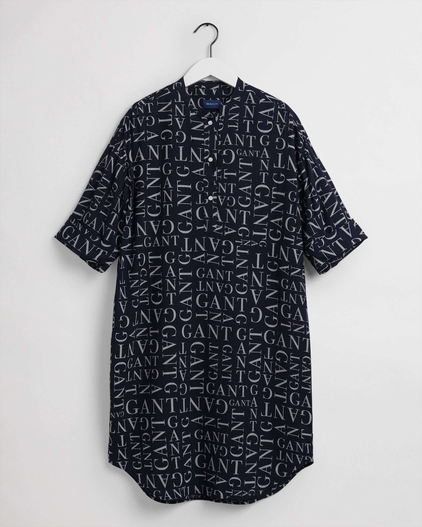 Tunica con stampa Typography