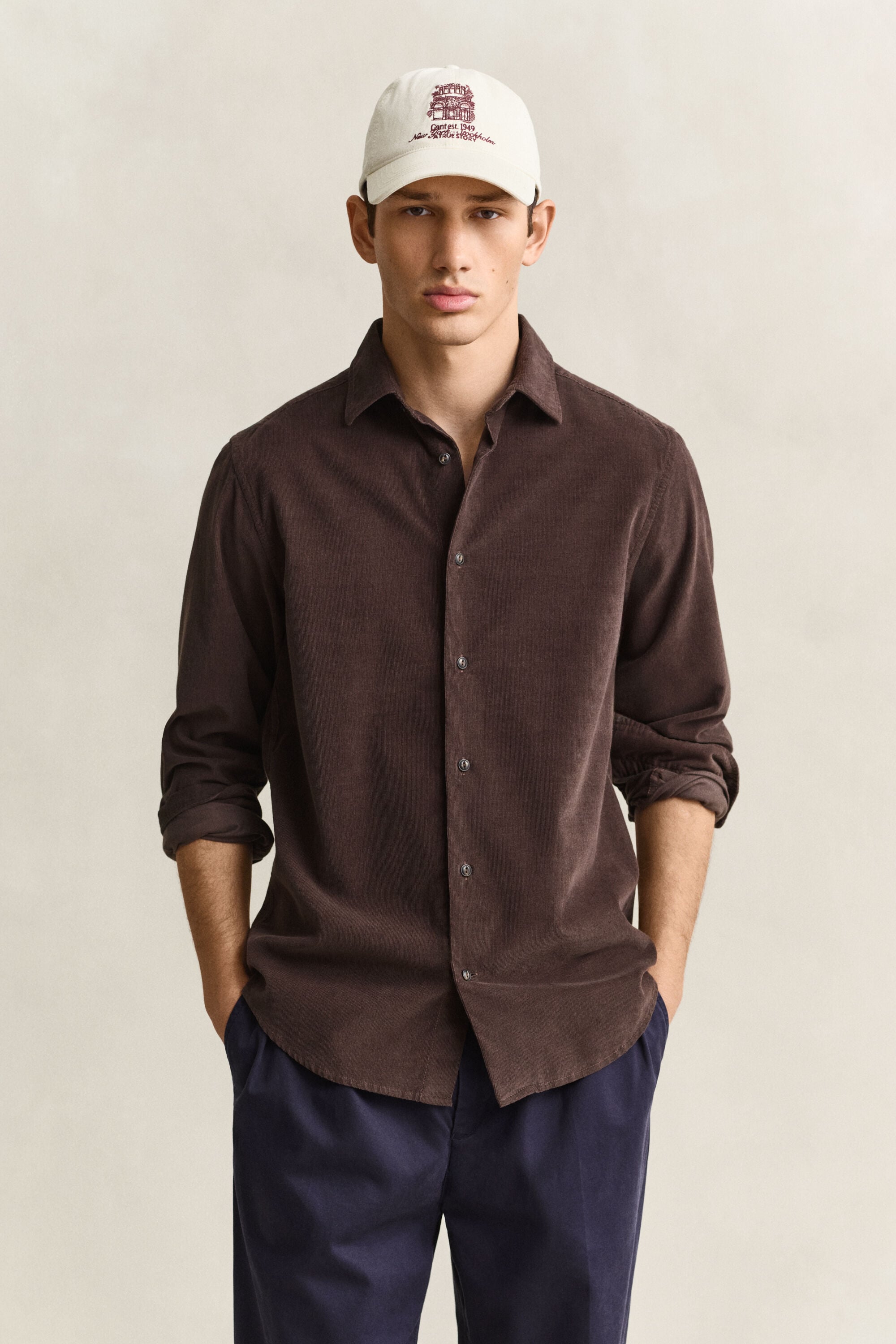 Camicia in velluto a coste