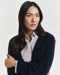 Cardigan in lana misto cashmere