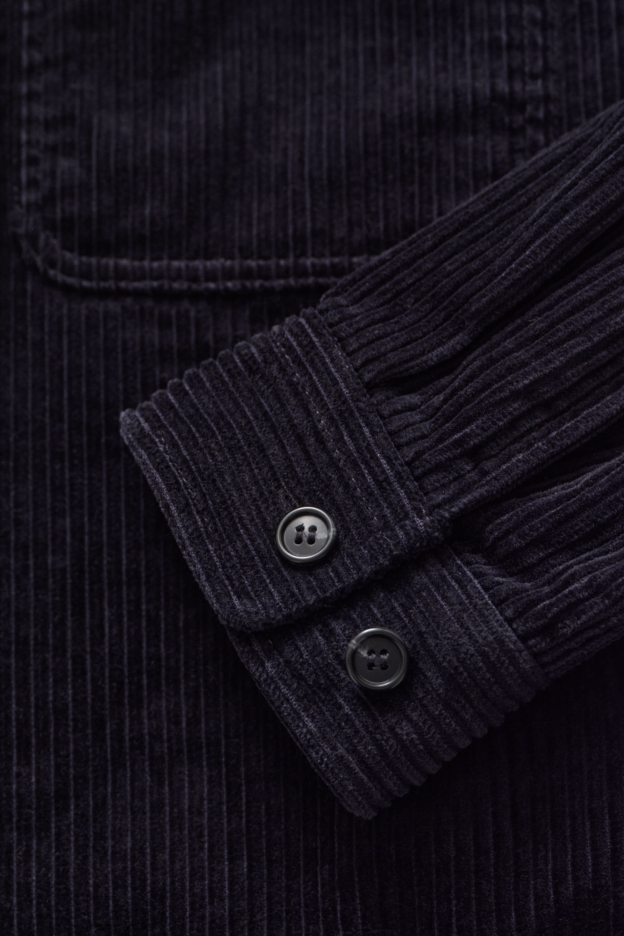 Camicia giacca in velluto a coste