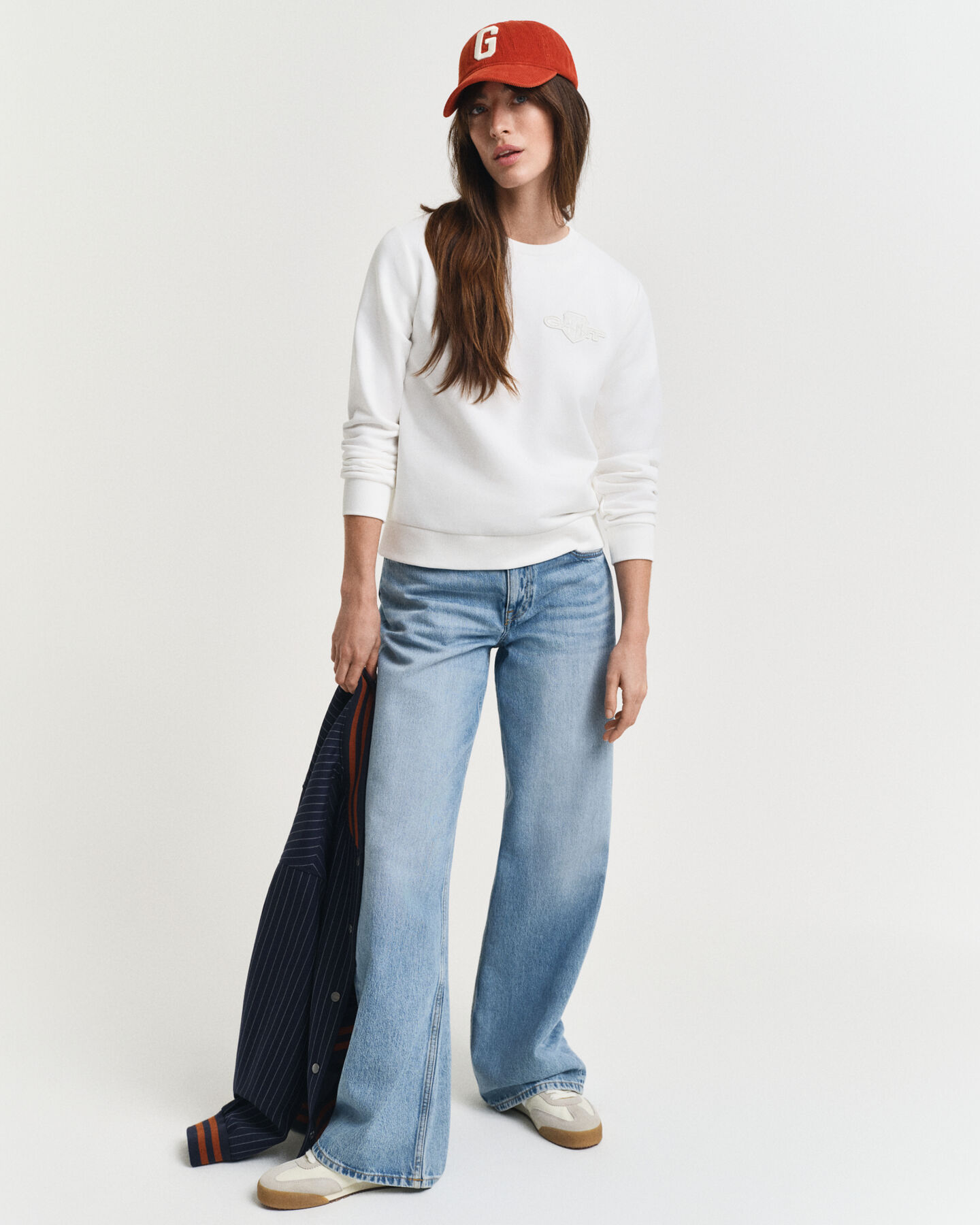 Felpa girocollo Tonal Shield