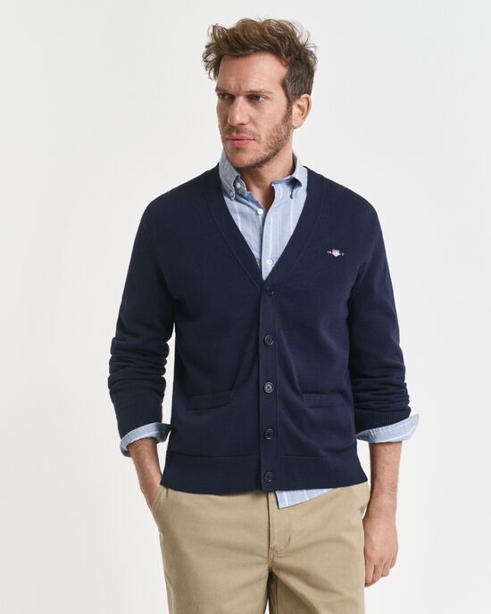 Cardigan casual in cotone
