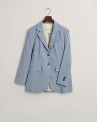 Blazer di lino elasticizzato regular fit