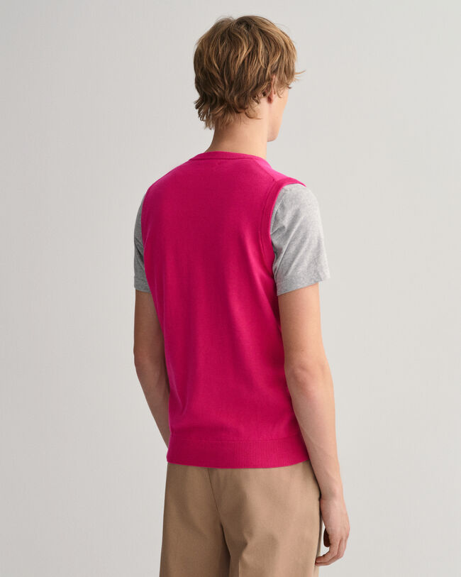 Gilet in maglia di cotone Classic