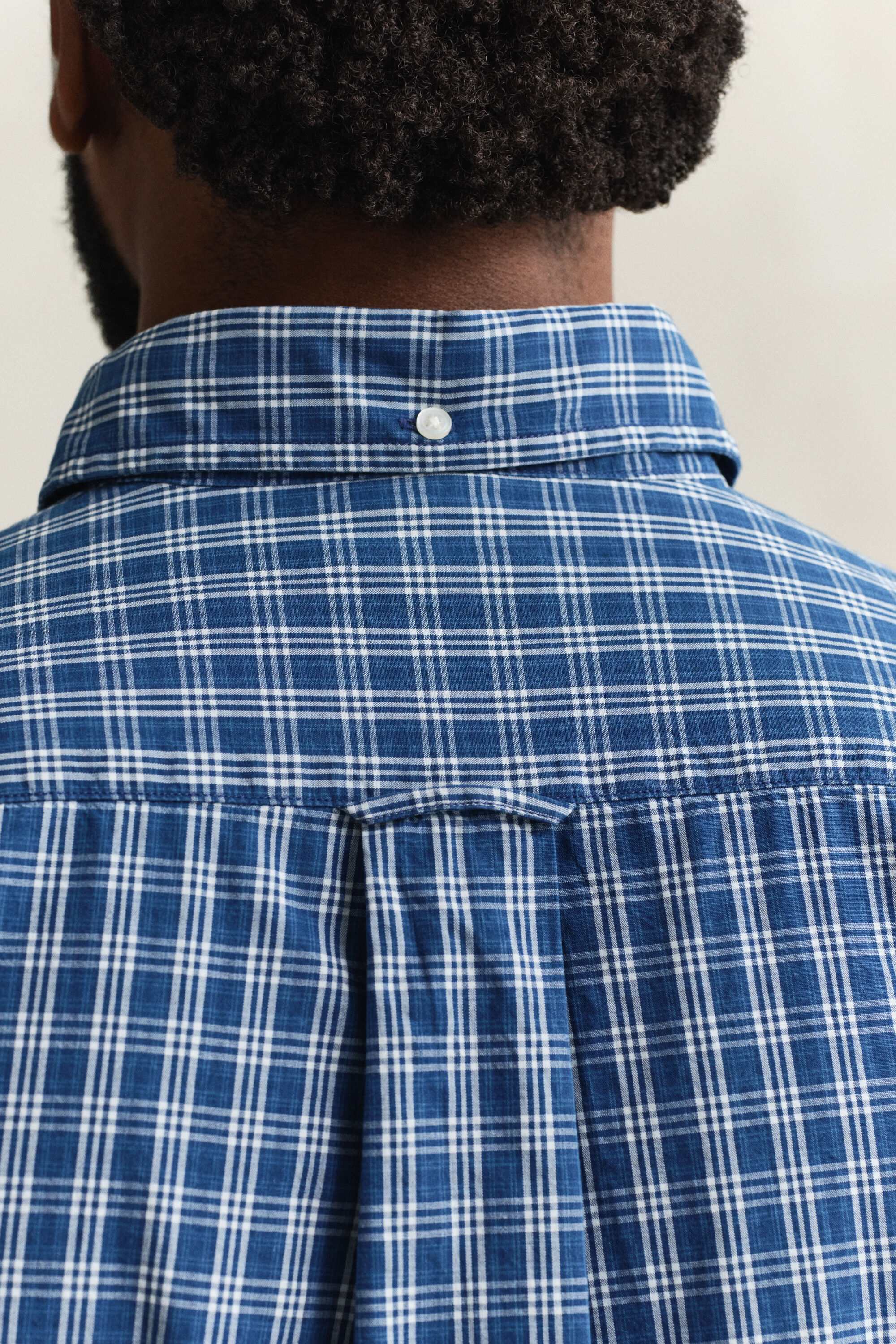 Camicia a quadri Indigo