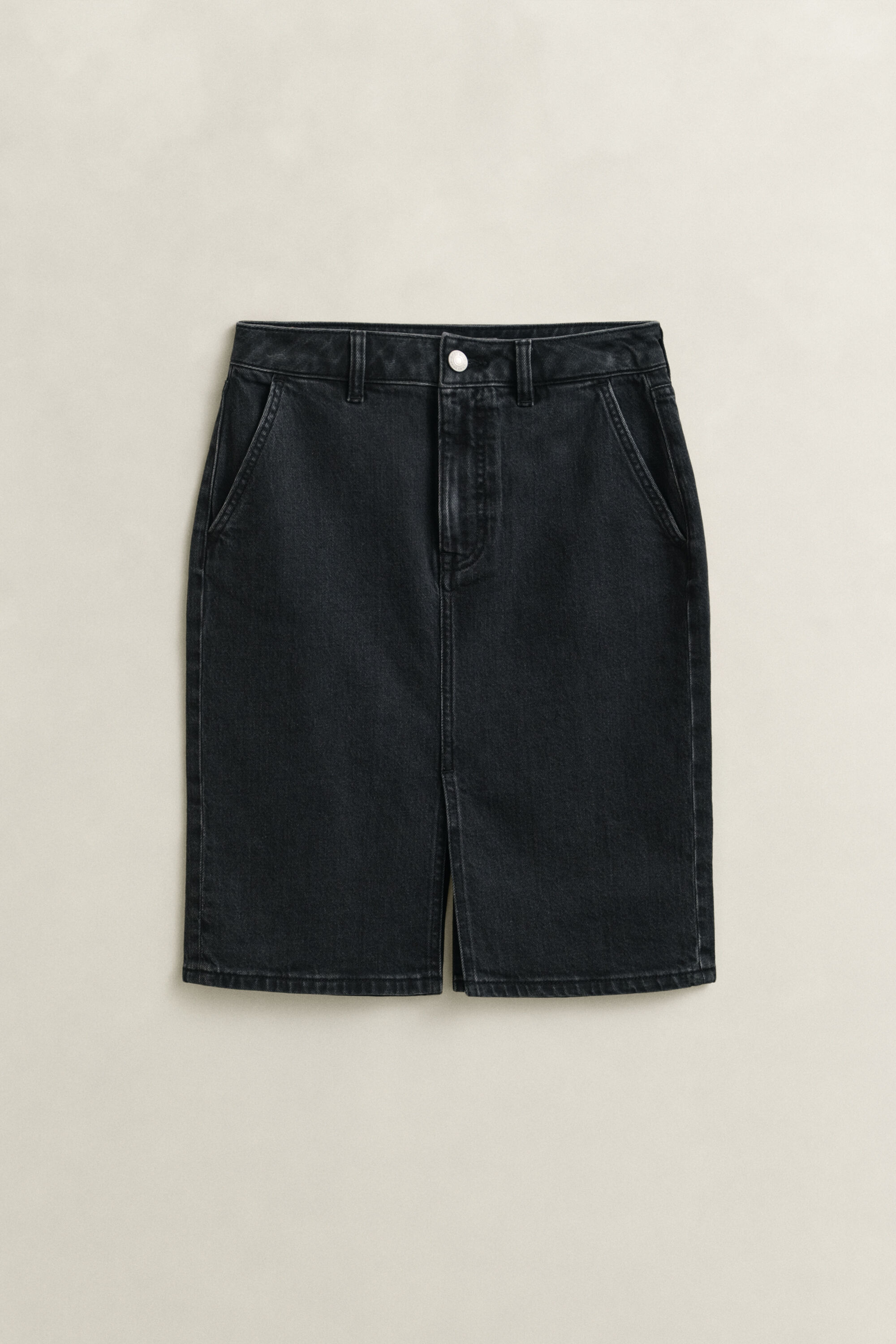 Gonna longuette in denim