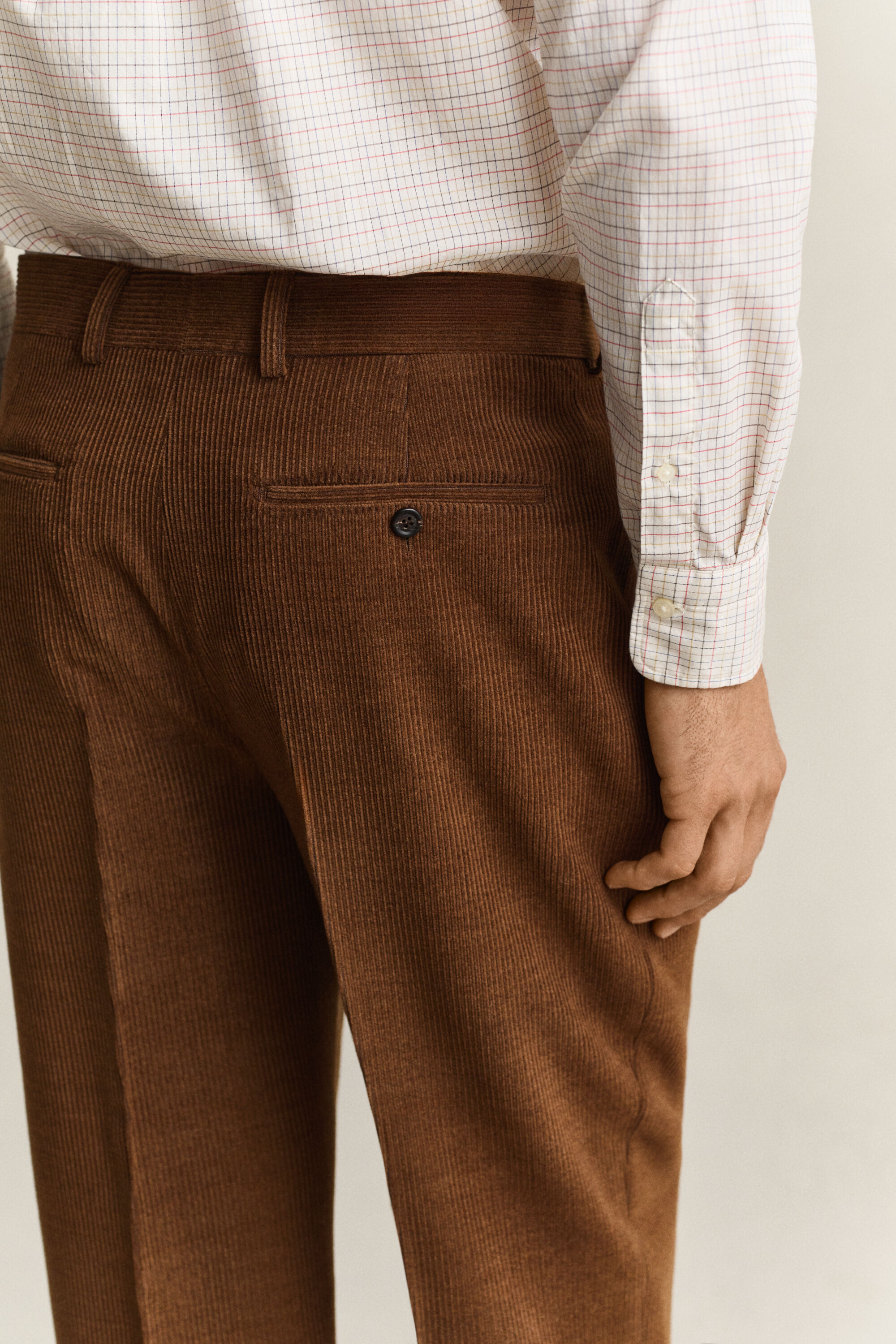 Pantaloni da abito Gant x Yale in velluto a coste di lana