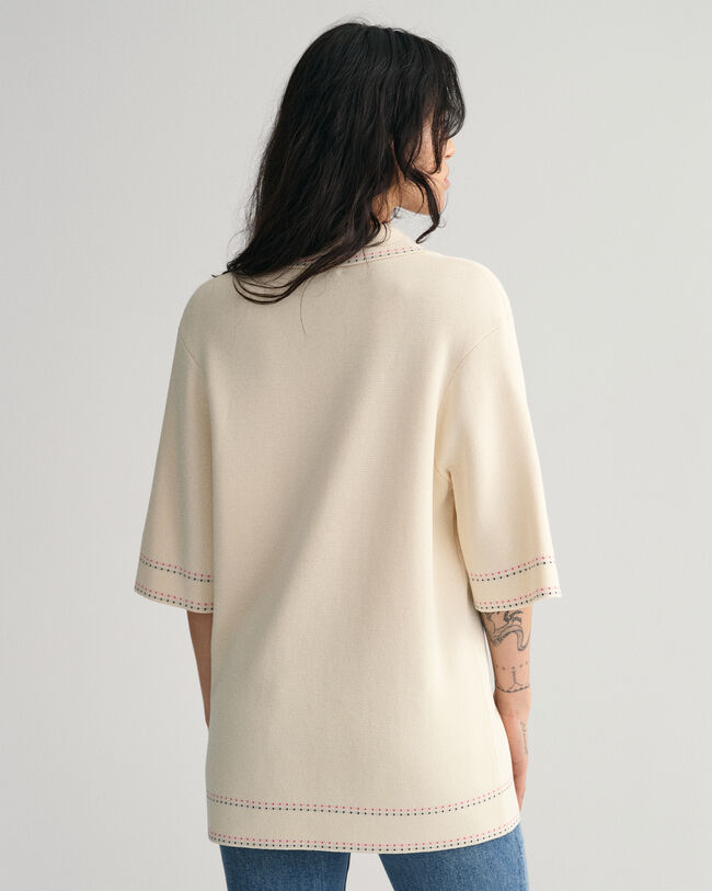 Polo a maniche corte a maglia