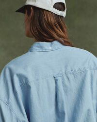 Camicia in chambray oversize