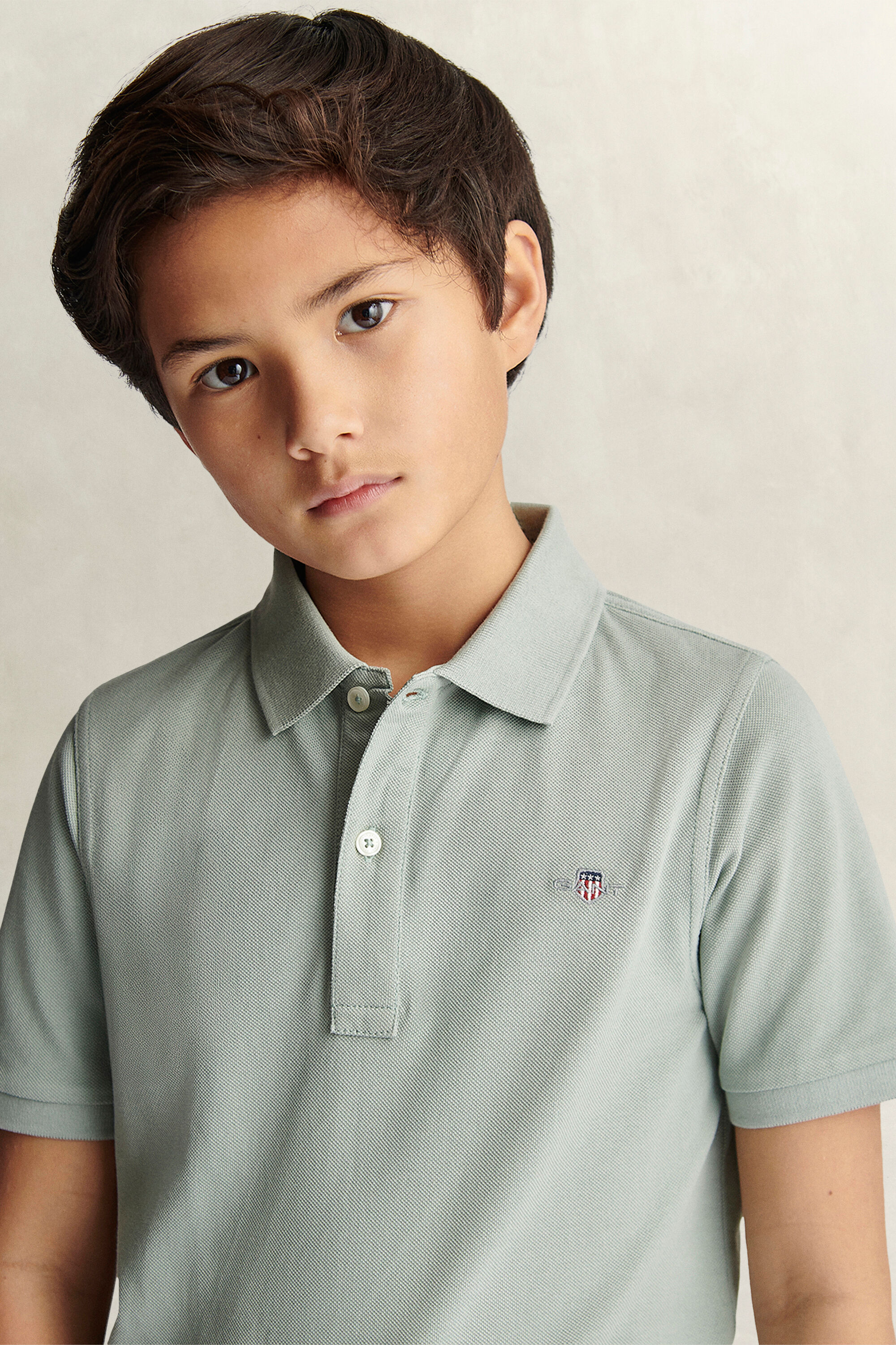 Polo Shield in piqué Teens