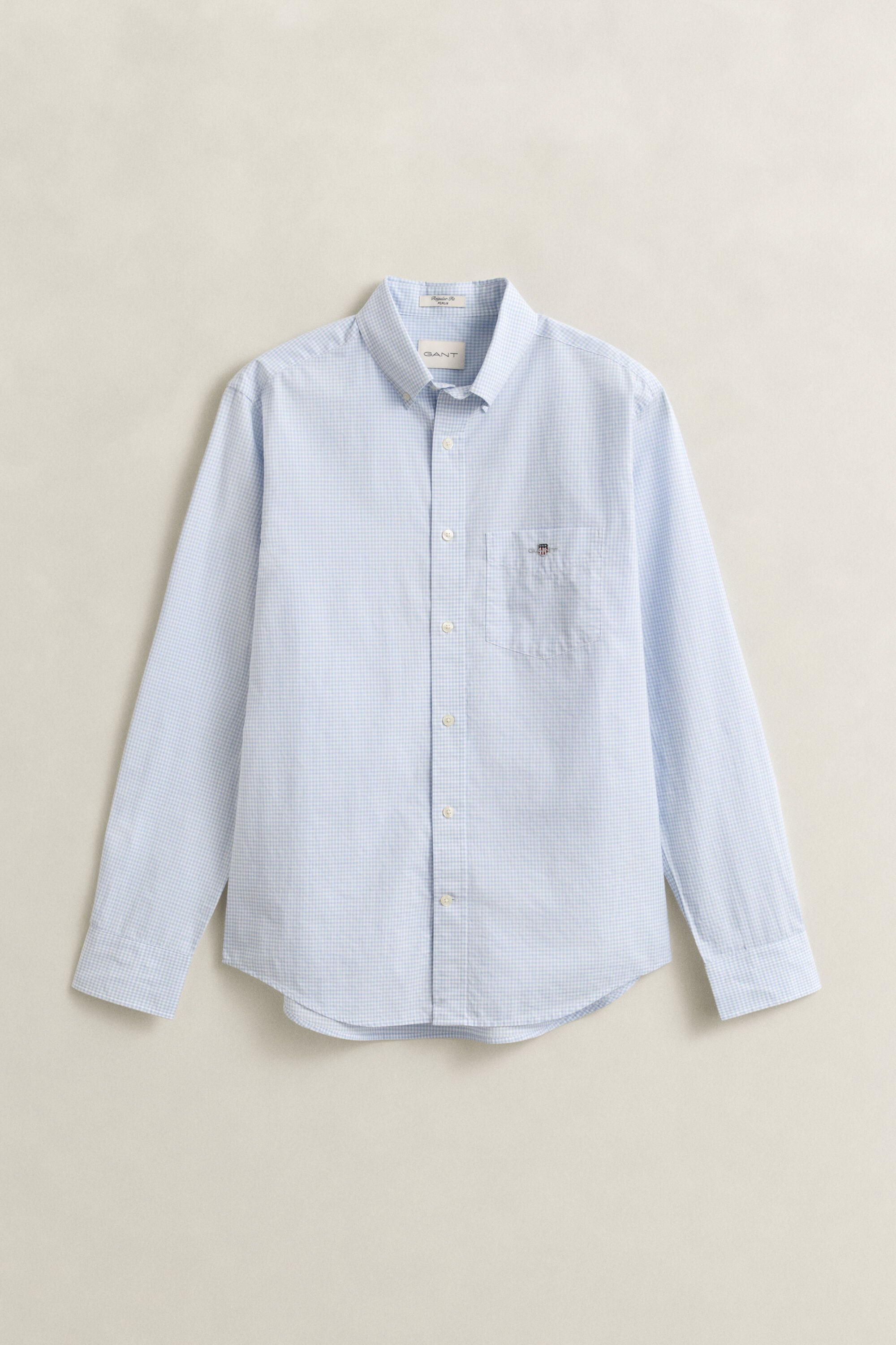 Camicia classica in popeline percalle