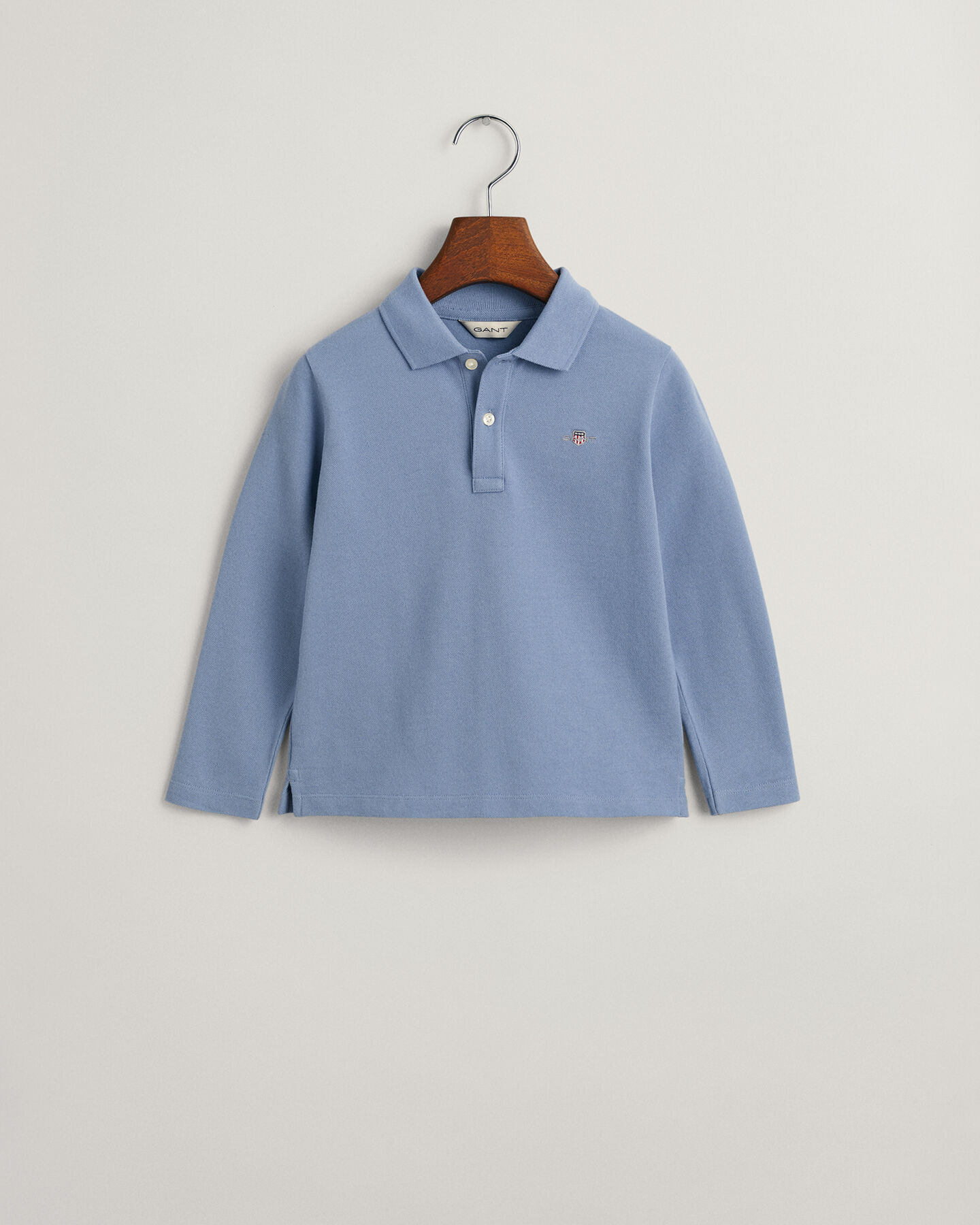 Polo in piqu&eacute; a maniche lunghe Shield Kids