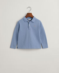 Polo in piqu&eacute; a maniche lunghe Shield Kids