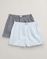 2-Pack Striped and Gingham Boxers