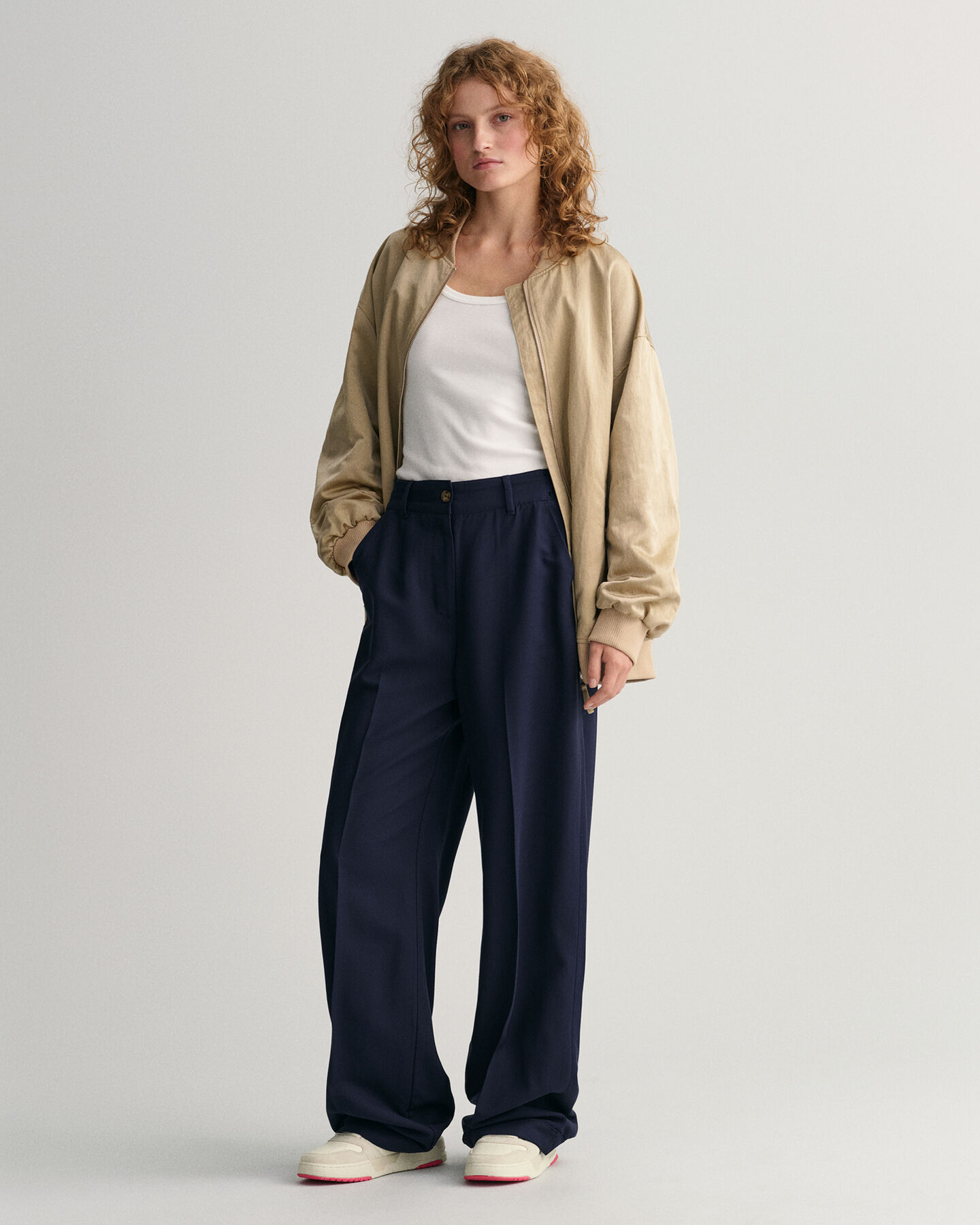 Giacca bomber in raso