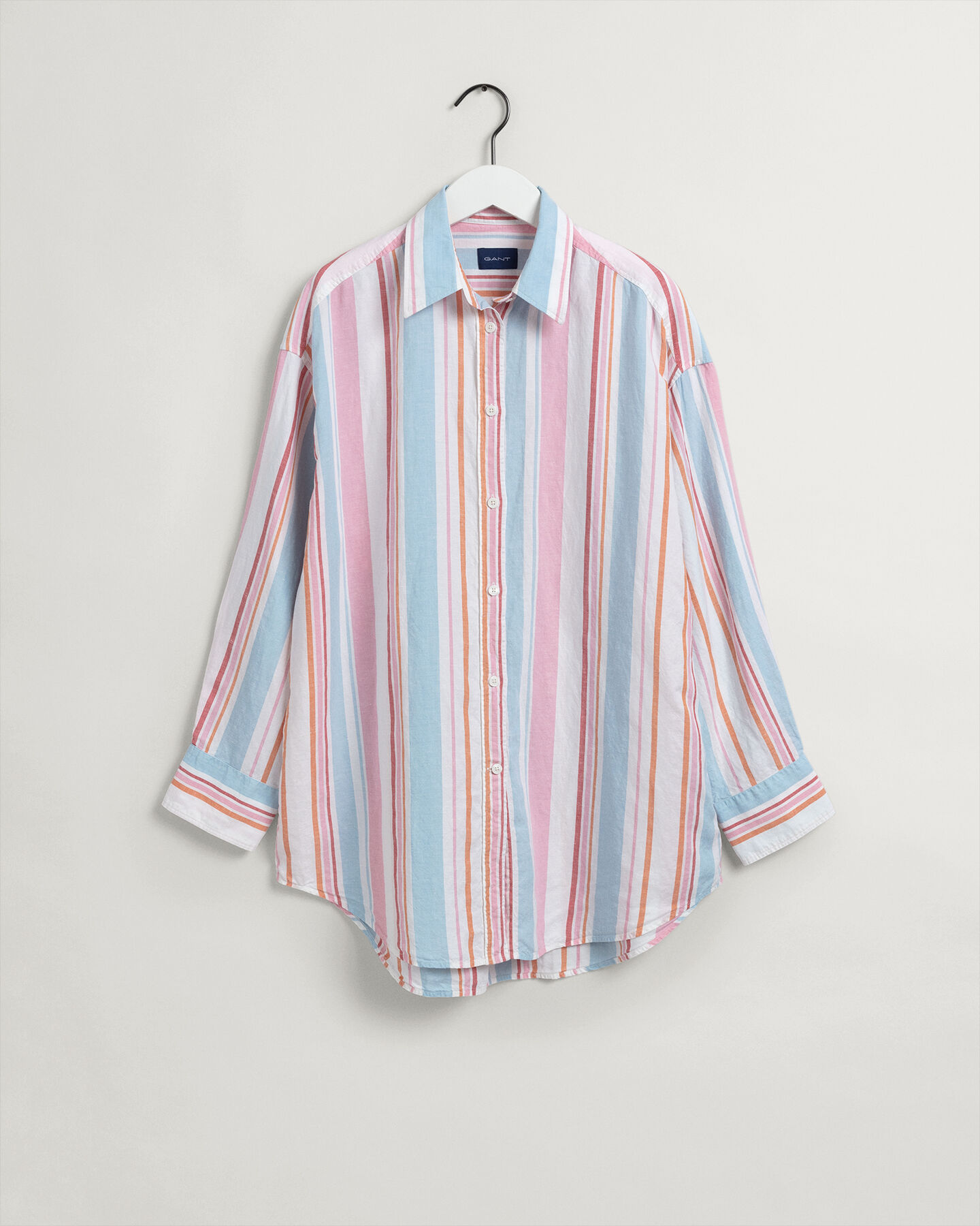 Camicia a righe assortite oversize
