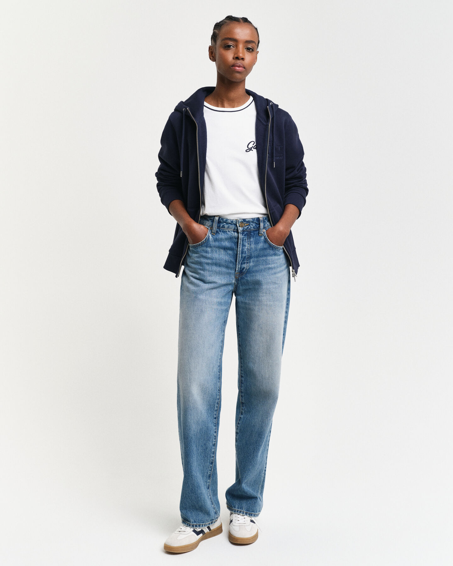 Felpa con zip e cappuccio Tonal Shield