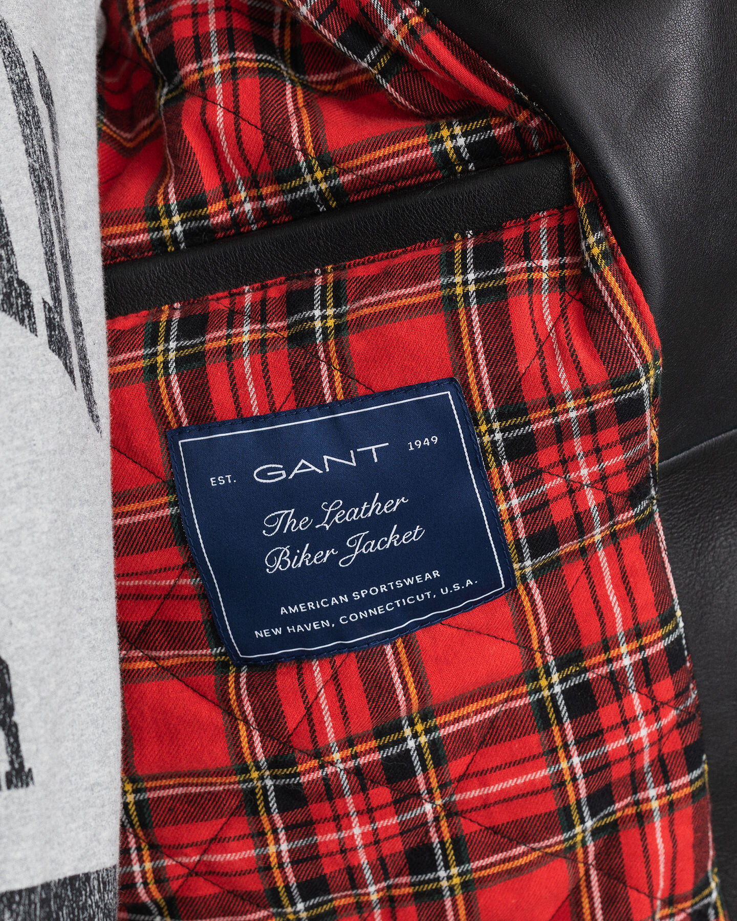 Giacca biker in pelle