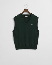 Piumino smanicato in cotone classico