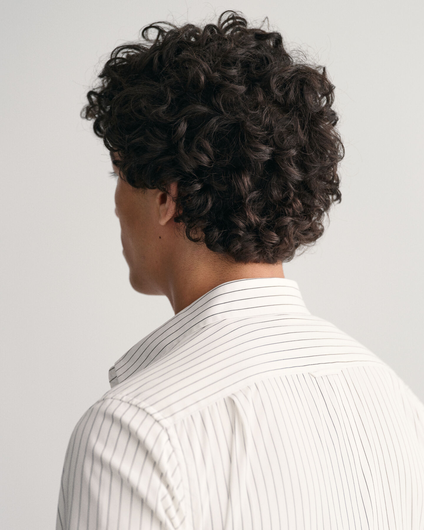 Camicia formale gessata slim fit