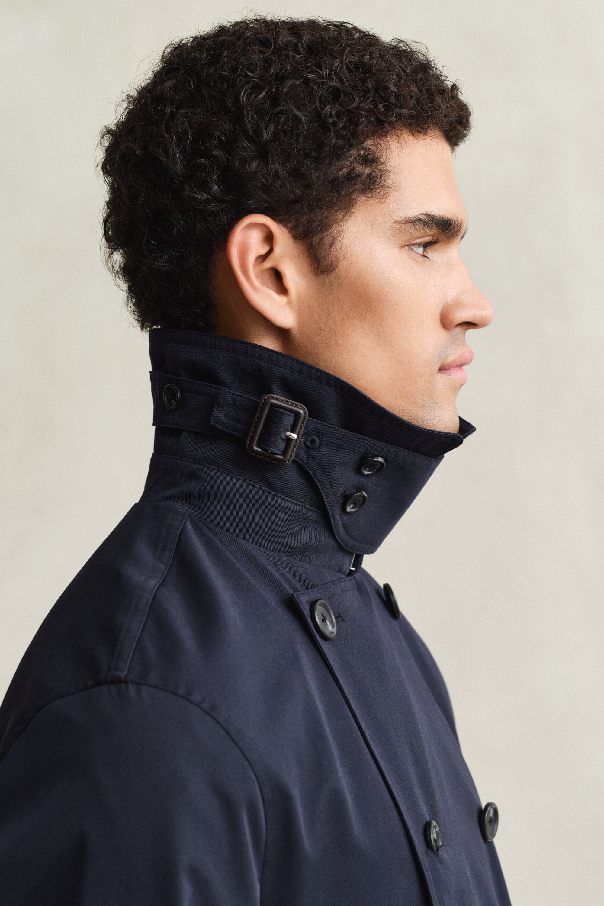 Trench in misto cotone