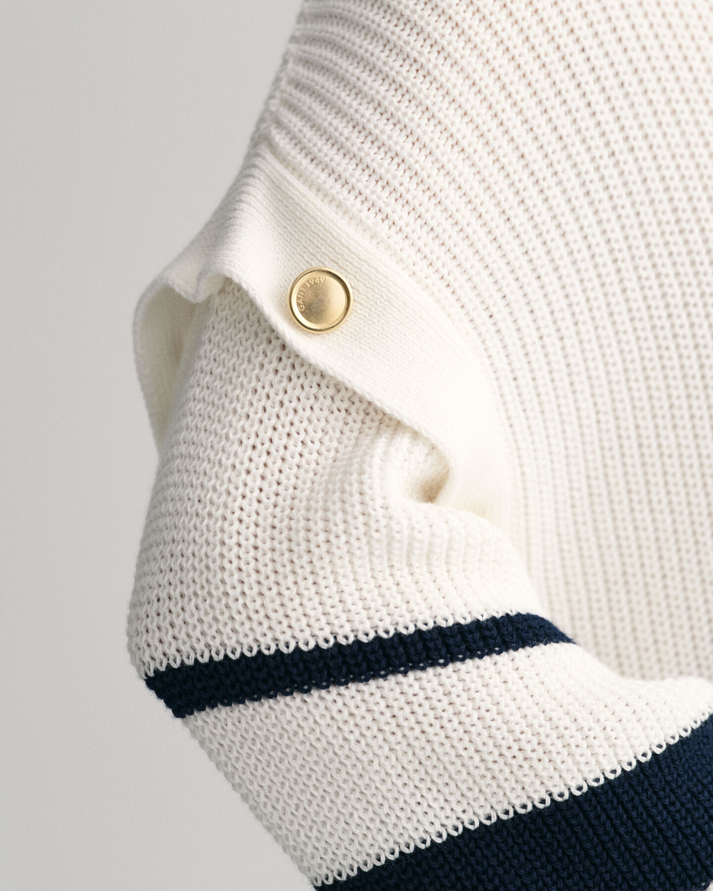 Maglia girocollo a righe oversize