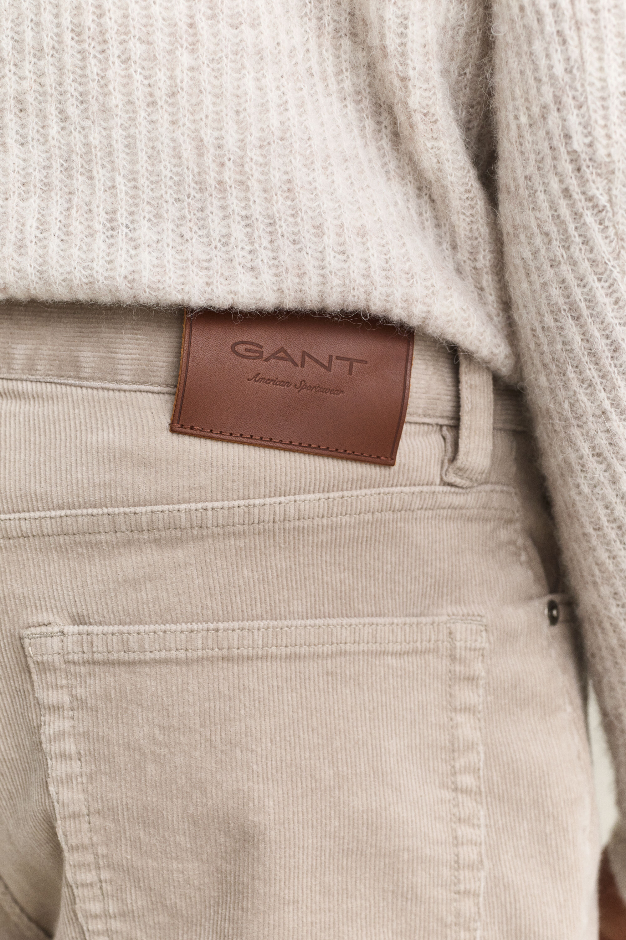 Jeans in velluto a coste
