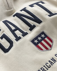 Maglia Retro Shield con zip corta