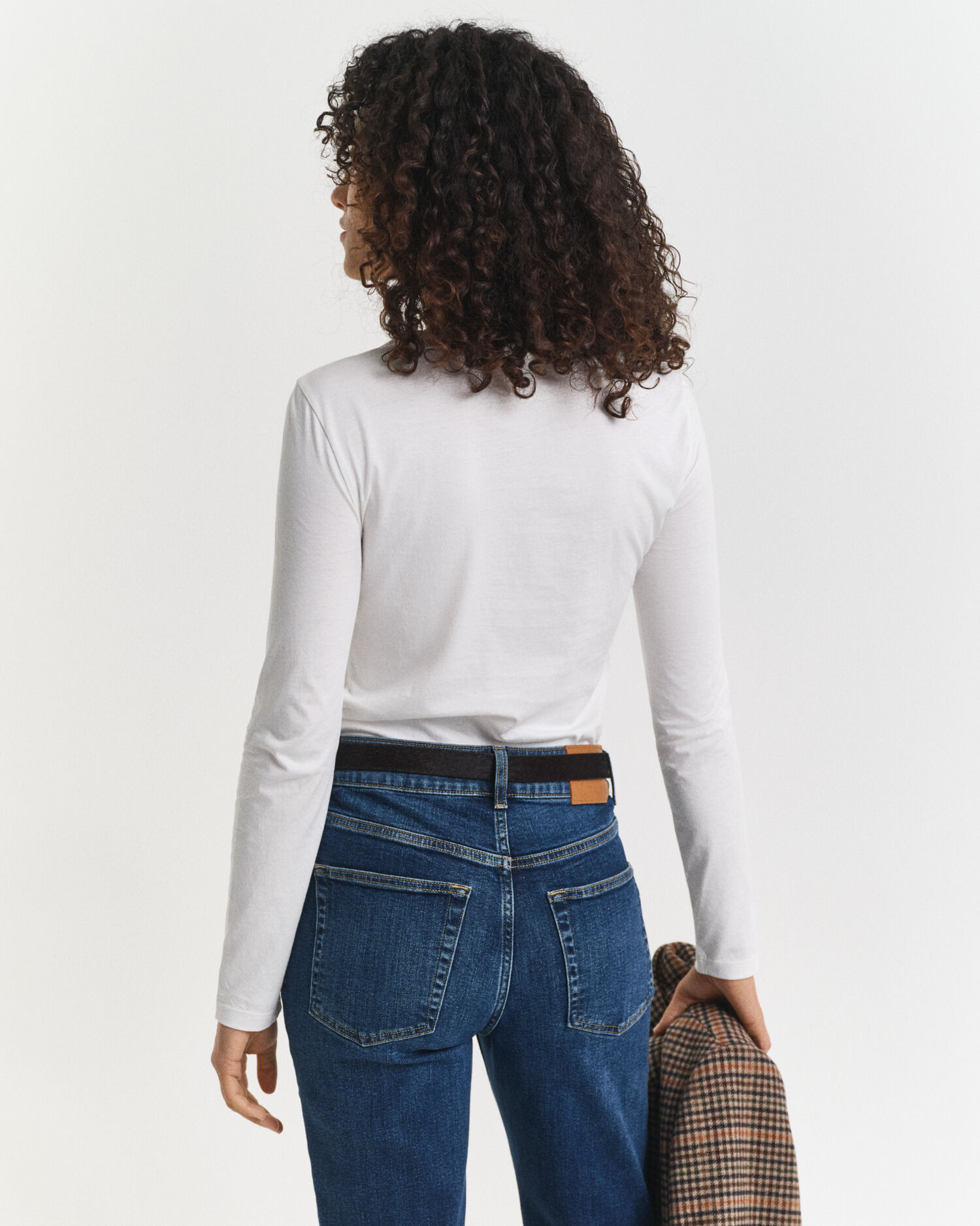 T-shirt a maniche lunghe in cotone leggero